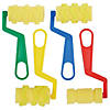 Creativity Street Foam Rollers, 4 Patterns, Pack of 4 Image 2