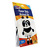 Creativity Street Foam Stick Animal Kit, Panda, 7" x 11.25" x 1", 6 Kits Image 1