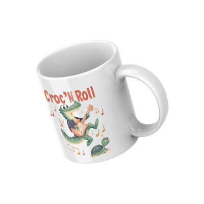 Croc_ N Roll Mug by Dancing Littles Jungle Image 1