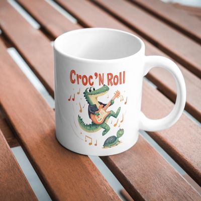 Croc_ N Roll Mug by Dancing Littles Jungle Image 2