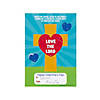 Cross Mosaic Mini Sticker Scene Valentine Cards - 24 Pc. Image 1