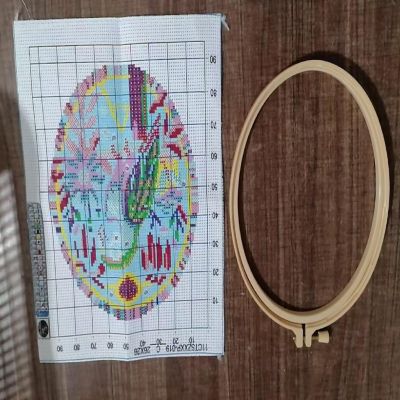 Cross Stitch Kits for Beginners Squirrel - 20cm with Frame Image 2