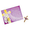 Cross with Sash Pin & Card Set - 12 Sets Image 1