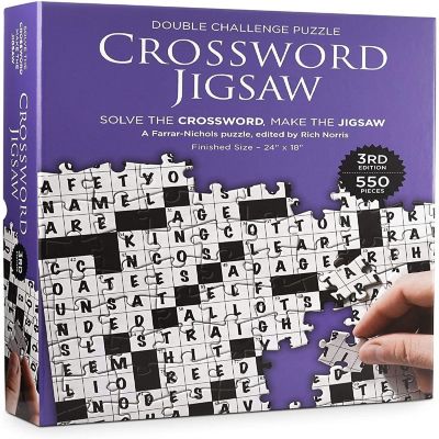 Crossword 550 Piece Jigsaw Puzzle  3rd Edition Image 1