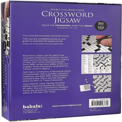 Crossword 550 Piece Jigsaw Puzzle  3rd Edition Image 2
