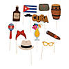 Cuban Party Photo Stick Props- 12 Pc. Image 1