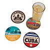 Cuban Print Coasters - 12 Pc. Image 1