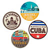 Cuban Print Coasters - 12 Pc. Image 1