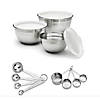 Cuisinart Stainless Steel Mixing Bowls with Lids Image 1
