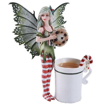 Cup Fairy Christmas Figurine by Amy Brown Image 1