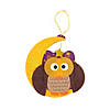Cupcake Liner Owl Sign Craft Kit - Makes 12 Image 1