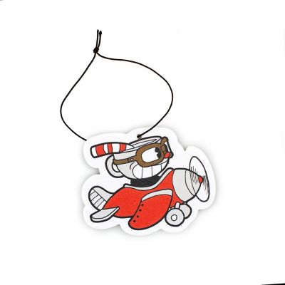 Cuphead Airplane Hanging Air Freshener for Cars  New Car Scent Image 2