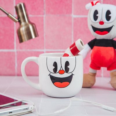 Cuphead Ceramic Coffee Mug and Straw  Holds 20 Ounces Image 2