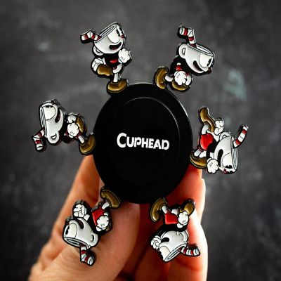 Cuphead Running 3-Inch Fidget Toy Spinner Image 2