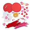 Cupid in Heart Garden Craft Kit - Makes 12 Image 1