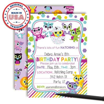 Cute Animal Invitations 40pc. by AmandaCreation Image 2
