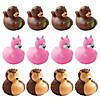 Cute Animals Rubber Ducks - 12 Pc. Image 1