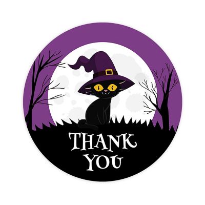 Cute Black Cat Halloween TY 2in 40pk Image 1