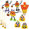 Cute Candy Corn Craft Kit Assortment - Makes 48 Image 1