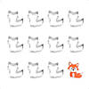 Cute Fox 3.75" Cookie Cutters Image 1