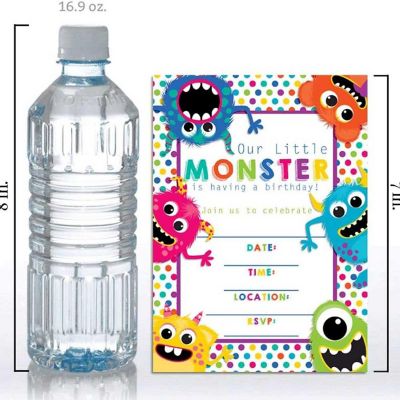 Cute Monsters Invitations 40pc. by AmandaCreation Image 1