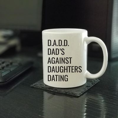 D.A.D.D. No Dating Daughters Ceramic Mug Image 1