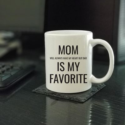 Dad Is My Favorite Ceramic Mug Image 1