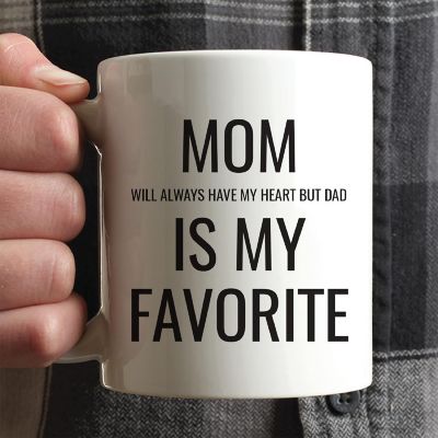Dad Is My Favorite Ceramic Mug Image 1
