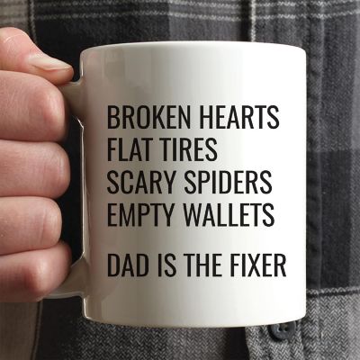 Dad Is the Fixer Ceramic Mug Image 1