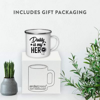 Daddy Is My Hero 11oz Campfire Mug Image 3