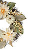 Dahlia and Pumpkin Fall Artificial Floral Wreath  22-Inch Image 2