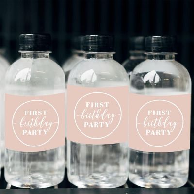 Daisy First Bday Bottle Label 2.5x8.5in Image 2