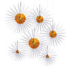 Daisy Hanging Fans - 6 Pc. Image 2