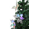 DAK 3' Pre-Lit Medium Fiber Optic Floral Artificial Christmas Tree - Multi-Color Lights Image 1