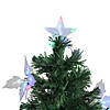 DAK 3' Pre-Lit Medium Fiber Optic Floral Artificial Christmas Tree - Multi-Color Lights Image 2