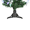 DAK 3' Pre-Lit Medium Fiber Optic Floral Artificial Christmas Tree - Multi-Color Lights Image 3