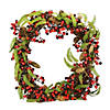 DAK Red Berry and Pine Cone Artificial Christmas Wreath - 24-Inch  Unlit Image 1