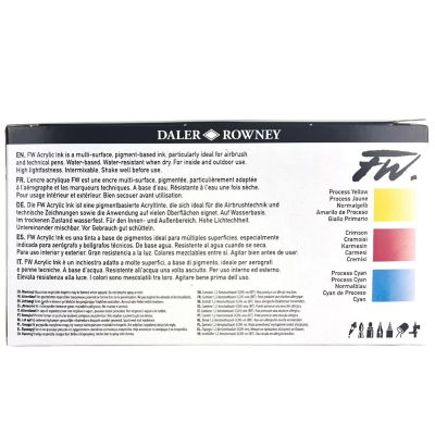 Daler-Rowney FW Acrylic Ink Set 3/Pkg-Primary Image 2