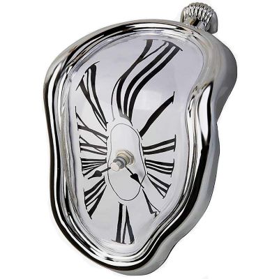 Dali Melting Tabletop Clock with Roman Numeral Display Image 1