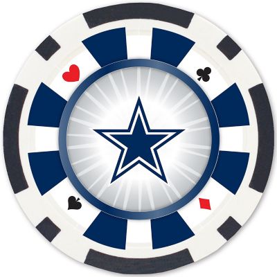 Dallas Cowboys 100 Piece Poker Chips Image 2