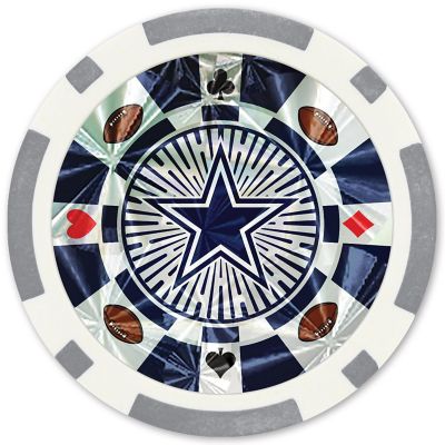 Dallas Cowboys 20 Piece Poker Chips Image 2