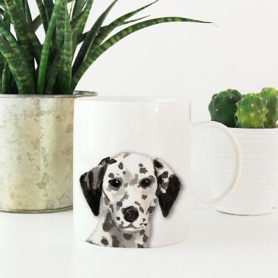Dalmatian Up Close Ceramic Mug Image 1