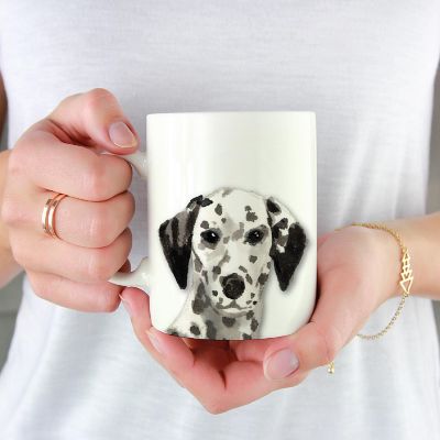 Dalmatian Up Close Ceramic Mug Image 1