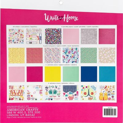 Damask Love Write At Home Project Pad 12"X12" 24/Pkg Image 1