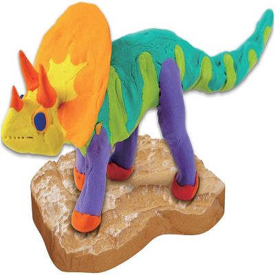 Dan&Darci - Dino Models, Clay Craft Kit - Build a Dinosaur Gifts for Boys & Girls - Build 4 Dinos with Air Dry Magic Modeling Clay Model Set Image 3