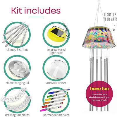 Dan&amp;Darci - Make Your Own Solar-Powered Light-Up Wind Chime Image 1