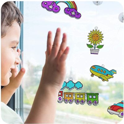 Dan&Darci - Window Art for Kids - Sun Catchers Painting Kit Image 3