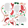Dancing Santa Ornament Craft Kit - Makes 12 Image 1