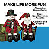 Dangle-Leg Santa &amp; Snowman Image 2