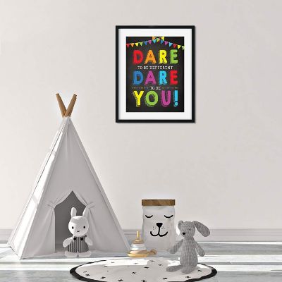 Dare to Be Different Be You 8.5x11in Image 1